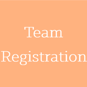 Team registration in white with orange background