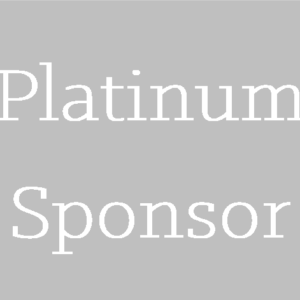 platinum sponsor gray background