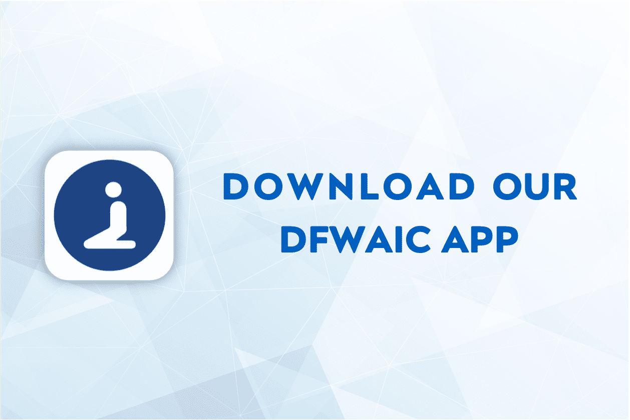 The logo of Download Our Dfwaic app with white background