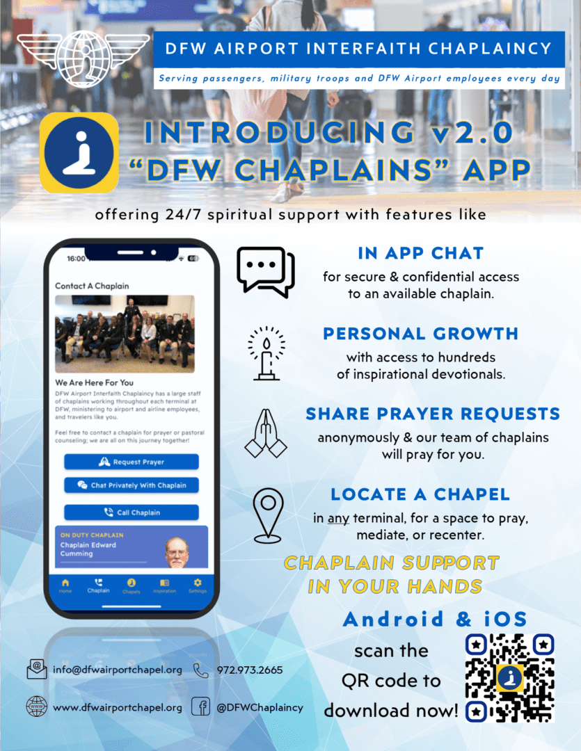 DFW Airport Interfaith Chaplaincy App